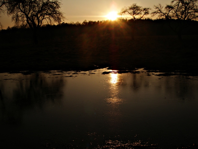 západ slunce březen 2012