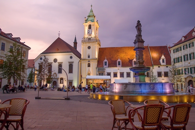 Evening on Main Square