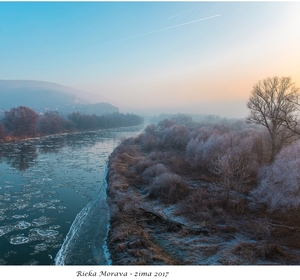 Rieka Morava - zima 2017