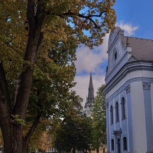 Jeseň v mestskom parku