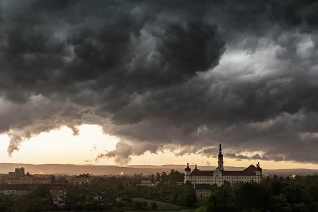Bouře nad Olomoucí