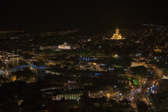 Nočné Tbilisi