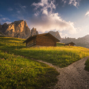 Ráno v Dolomitoch