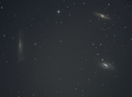 Leo triplet galaxie