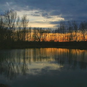 Podvečer na rybníku