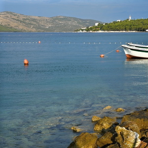 Pláž v okolí Trogiru