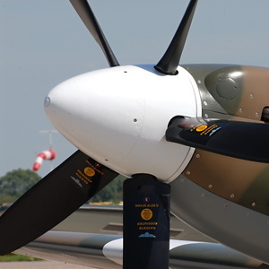 Vrtule a motor letounu Spitfire