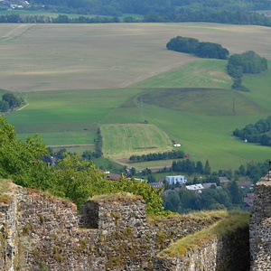 Výhled z hradu Trosky