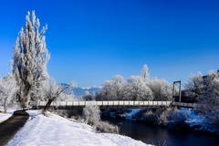 Rieka Turiec v zime