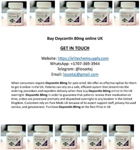 Buy Oxycontin 80mg online UK