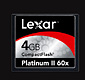 Lexar Platinum II CF a MS Pro Duo