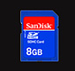 8GB štandardná SDHC Sandisk