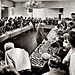 Bobby Fischer, playing 50 opponents simultaneously at his Hollywood hotel on 12 April 1964.jpg