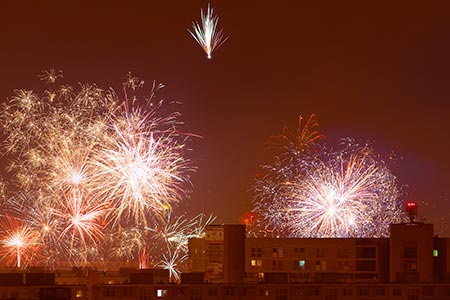 Novoročný ohňostroj 2016