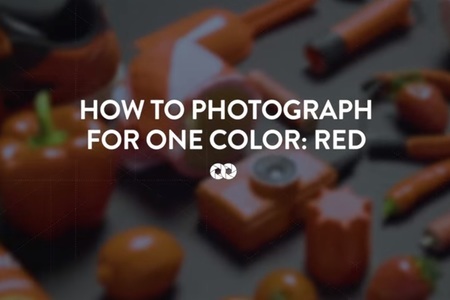 How to photograph for one color: Red