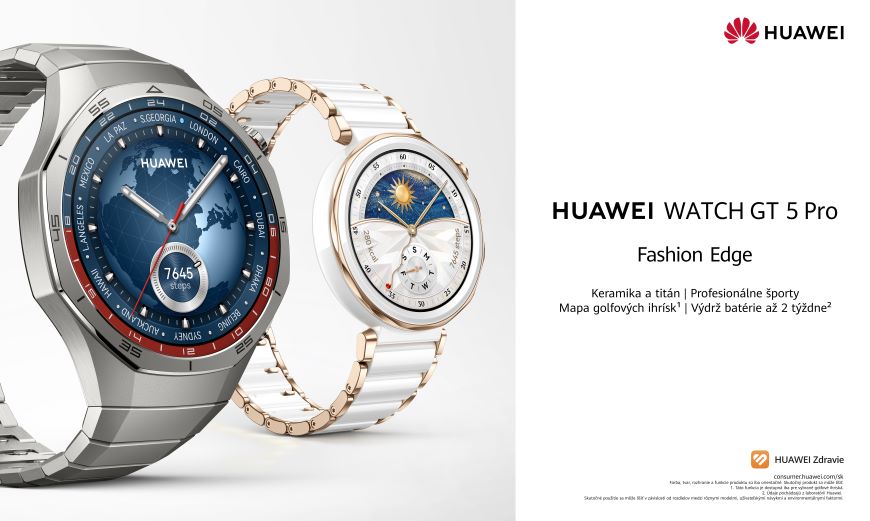 Huawei predstavuje očakávané novinky: Smart hodinky WATCH GT 5, nové hodinky na meranie tlaku a inovatívne tablety