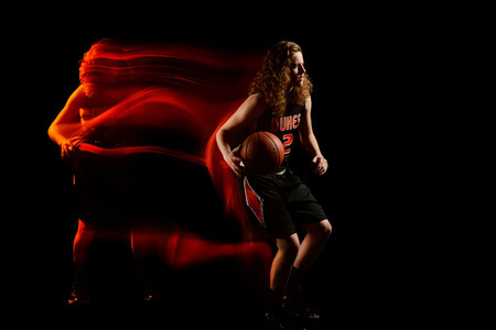 Behind the Scenes of my mixed light basketball portraits