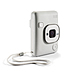 (SNS & Web ready) instax mini LiPlay - promotional images - 04 With Strap - Misty White - (1-1).jpg