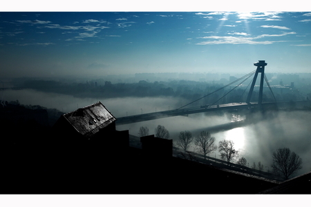 Fotografia mosta SNP