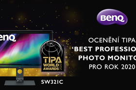 „Nejlepší profesionální monitor pro fotografy 2020“ získal BenQ SW321C