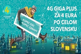 Nový dátový balík 4ky ponúka surfovanie na takmer celom území Slovenska