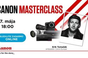 Už dnes Canon Masterclass s ambasádorom Erikom Tomašákom!