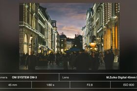 Capturing Christmas Lights with the OM SYSTEM OM-3 and F1.8 Prim