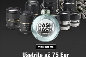 Akcia Tamron Cash Back Vianoce 2015