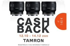 Akcia CASHBACK Tamron CASHBACK SONY FE