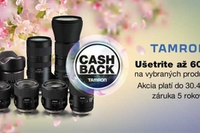 Tamron - Akcia Cash Back Apríl 2018