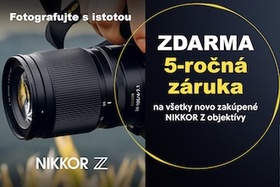 Nikon predstavuje bezplatnú predĺženú päťročnú záruku na objektívy NIKKOR s bajonetom Nikon Z