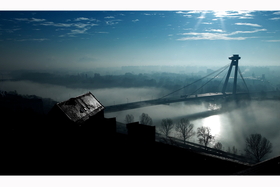 Fotografia mosta SNP